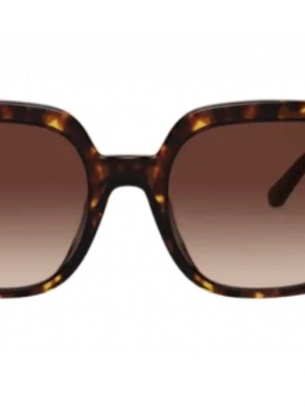 Tory Burch Tortoiseshell Square Sunglasses - Brown Lenses